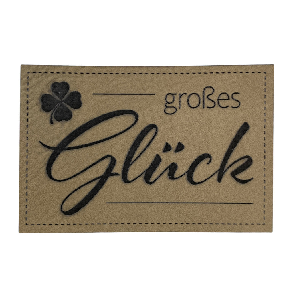 Label | 4x6 cm | großes Glück | 30 Farben