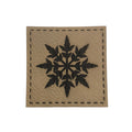 Label | 4x4 cm | Schneeflocke | 30 Farben
