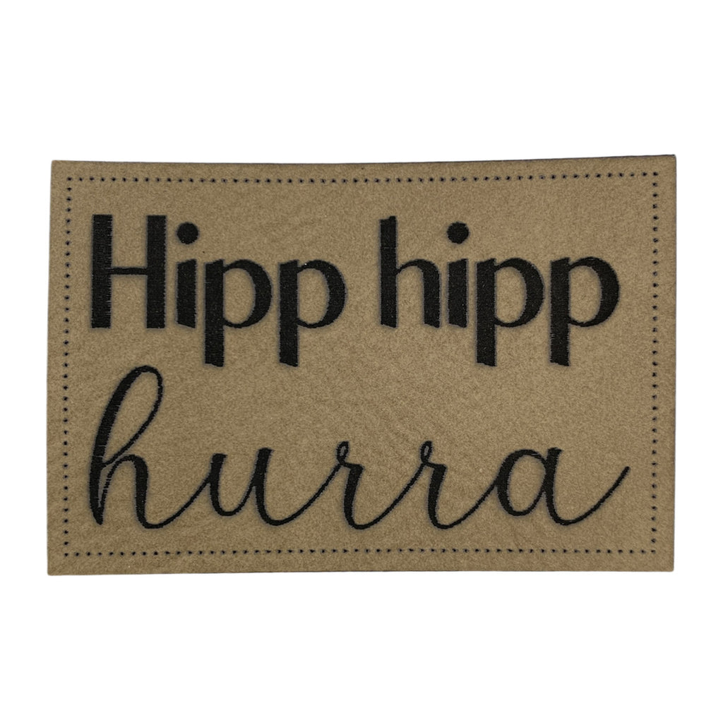 Label | 4x6 cm | Hipp hipp hurra | 30 Farben