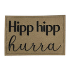 Label | 4x6 cm | Hipp hipp hurra | 30 Farben