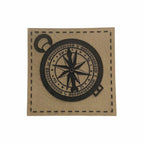 Label | 4x4 cm | Kompass | 30 Farben