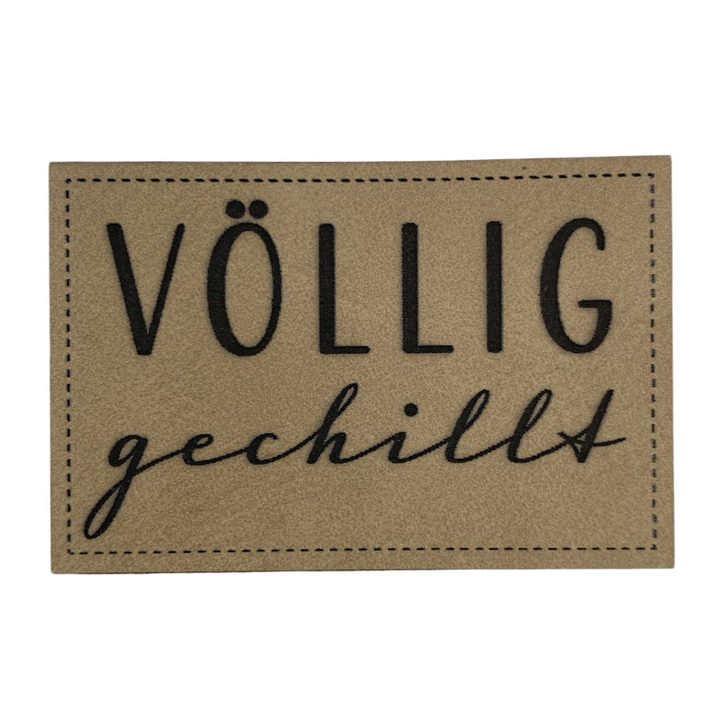 Label | 4x6 cm | völlig gechillt | 30 Farben