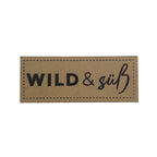 Label | 2x5 cm | wild & süß | 30 Farben