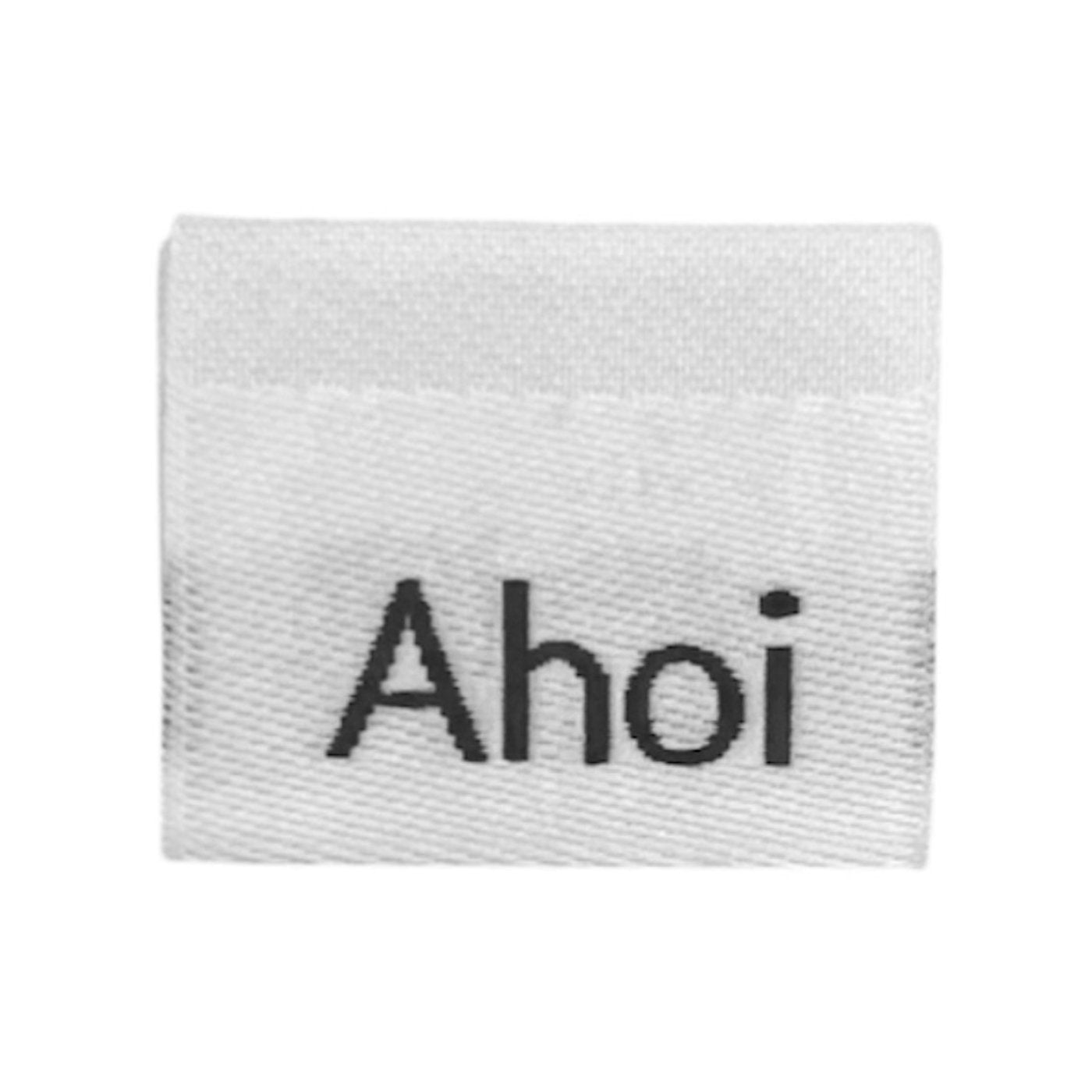 Weblabel | Ahoi | weiß