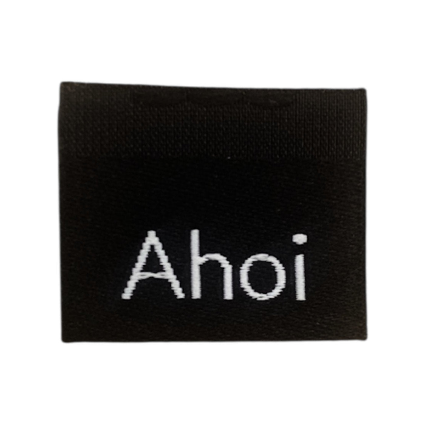 Weblabel | Ahoi | schwarz