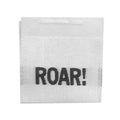 Weblabel | ROAR! | weiß