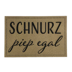 Label | 4x6 cm | Schnurz piep egal | 30 Farben
