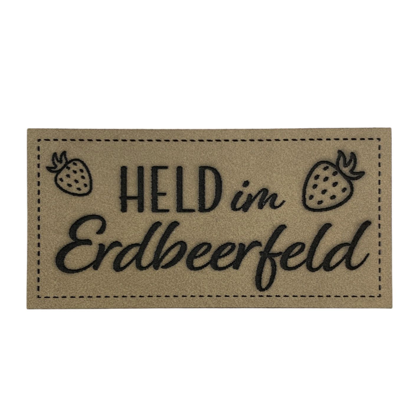 Label | 3x6 cm | Held im Erdbeerfeld | 30 Farben