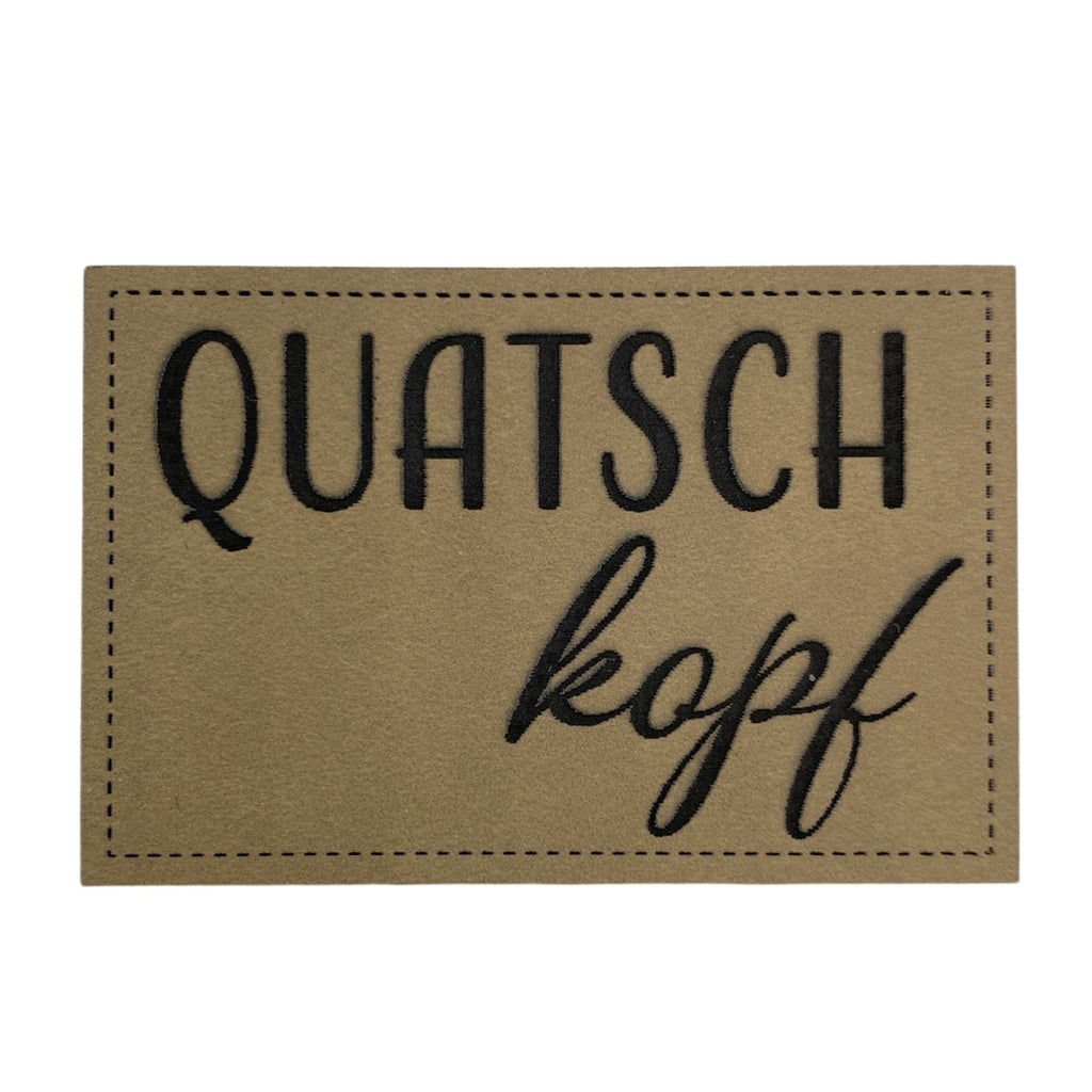 Label | 4x6 cm | Quatschkopf | 30 Farben