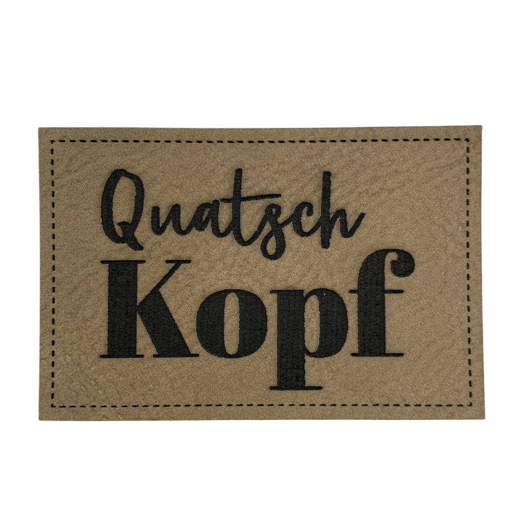 Label | 4x6 cm | Quatschkopf | 30 Farben