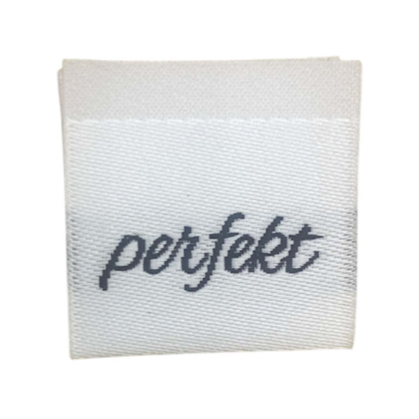 Weblabel | perfekt | weiß