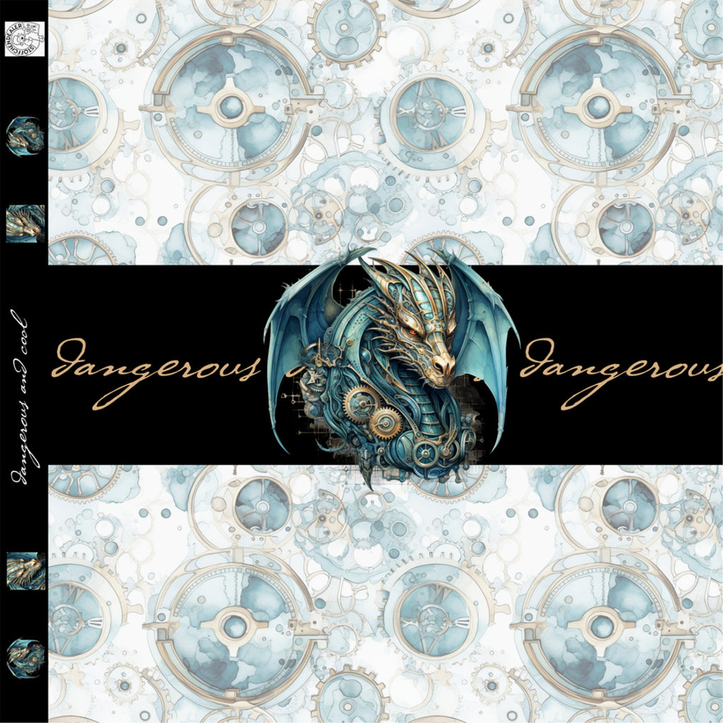 Panel Dangerous blau | Eigenproduktion