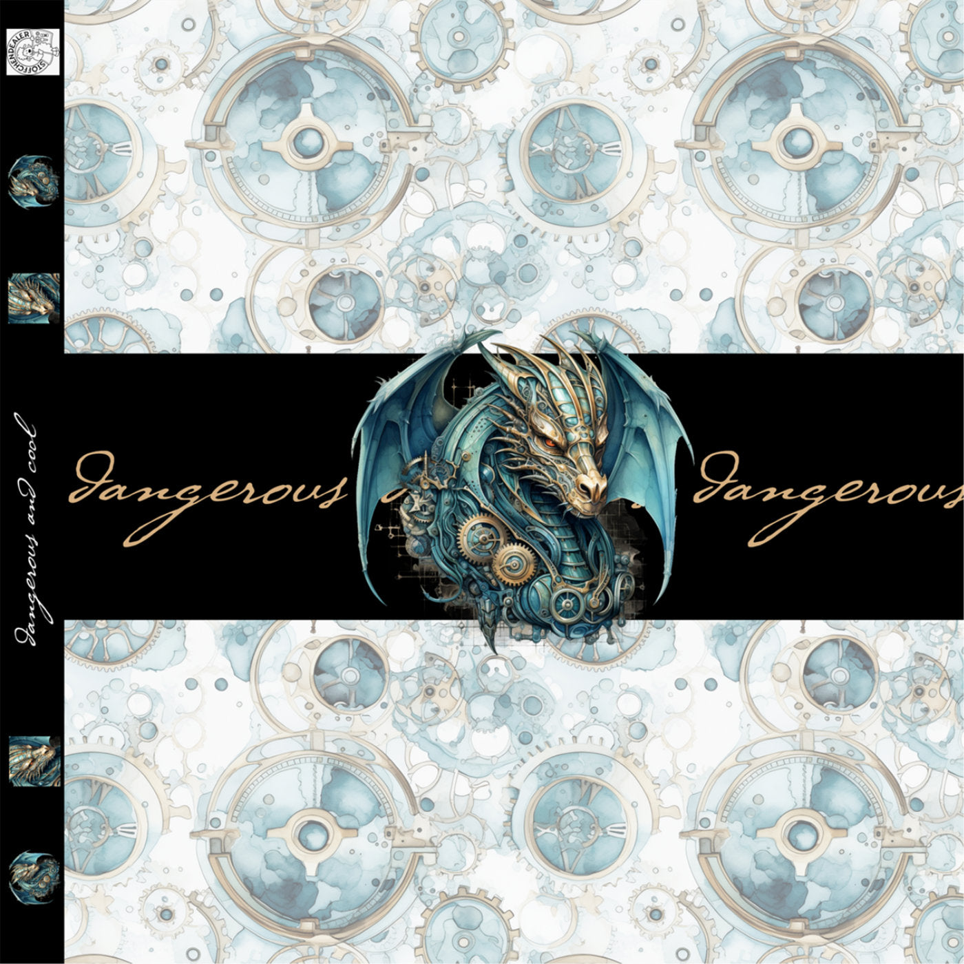 Panel Dangerous blau | Eigenproduktion