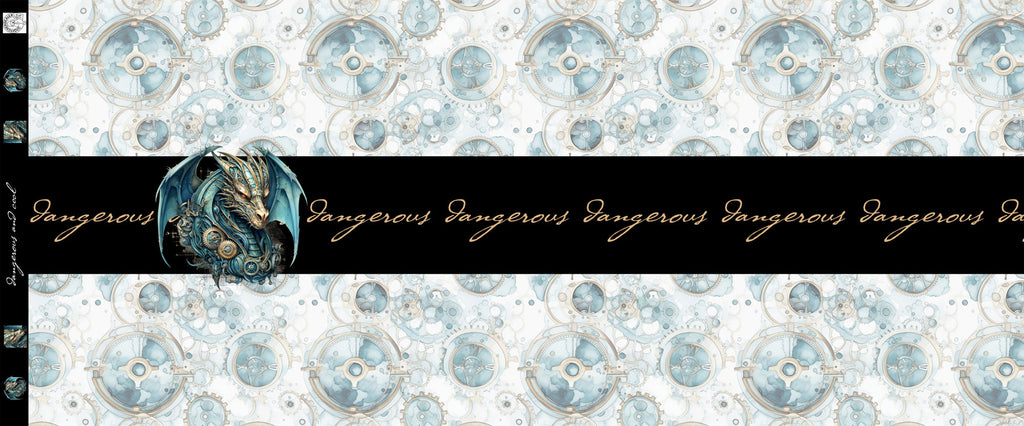 Panel Dangerous blau | Eigenproduktion