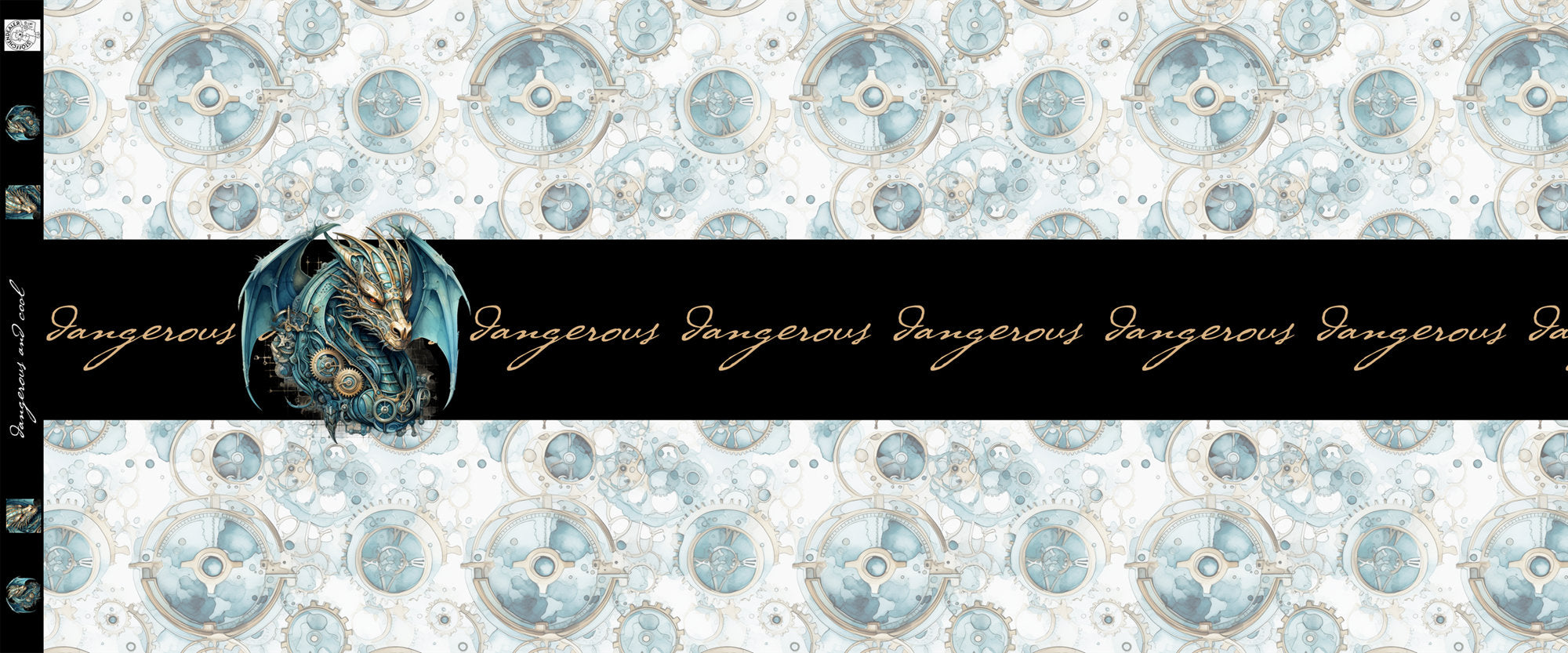 Panel Dangerous blau | Eigenproduktion