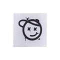 Baumwolllabel | Smiley cool | weiß