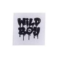 Baumwolllabel | wild boy | weiß