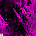 Rest 0,25m Bündchenstoff | Grunge pink-schwarz