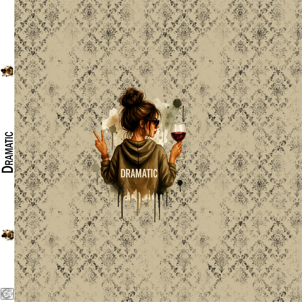 Panel Dramatic | French Terry