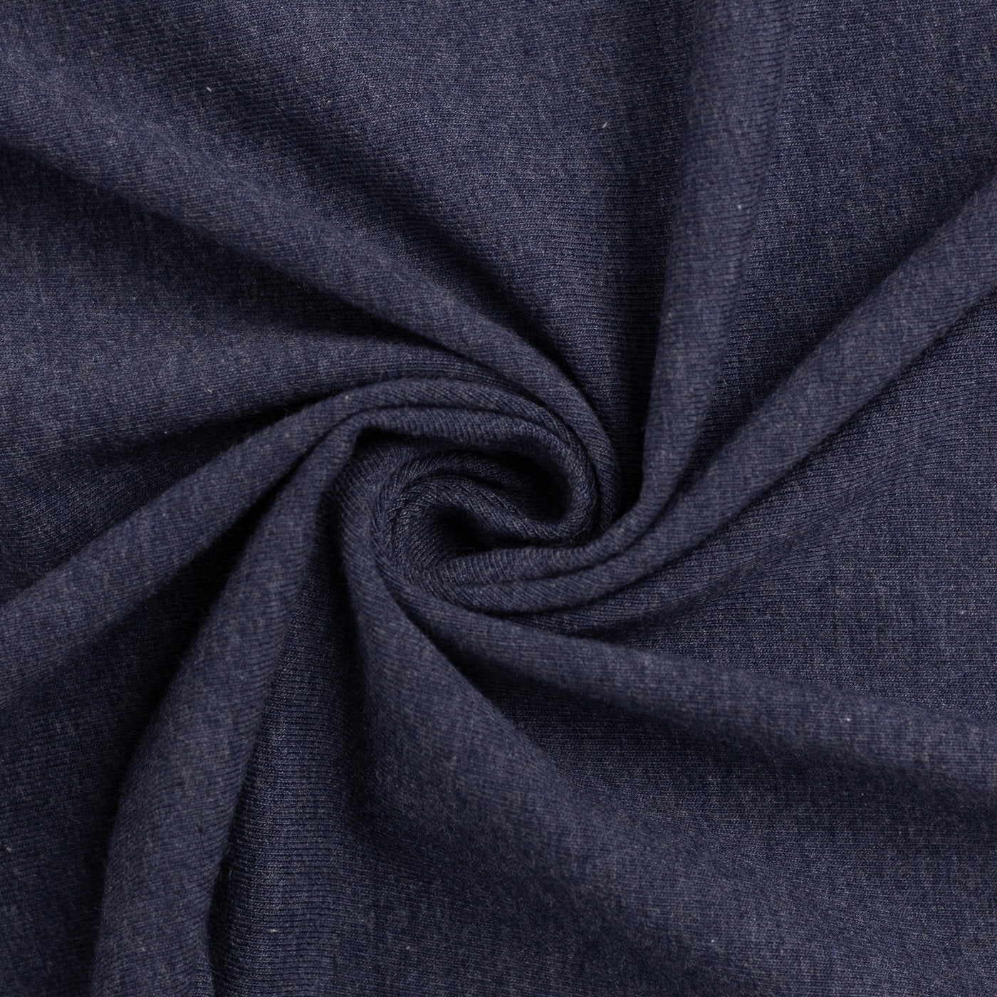 French Terry | Sommersweat | Swafing Maike Melange | Dunkelblau meliert 1598