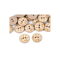 Kinderknopf | 15,4 mm | Hellbeige gestreift