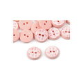 Kinderknopf | 15,4 mm | Hellrosa gestreift