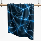 Rest 0,3m Lines blau | French Terry