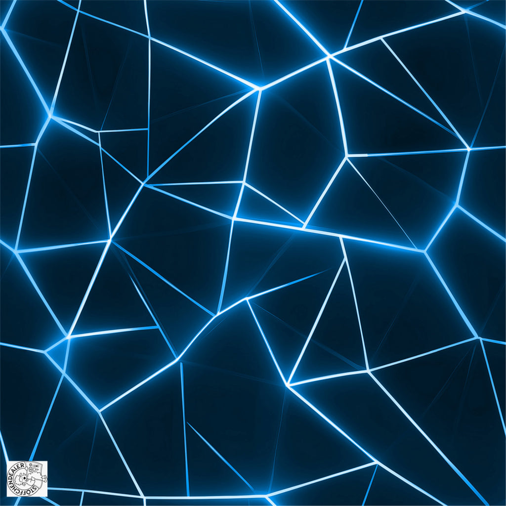 Rest 0,3m Lines blau | French Terry