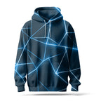 Rest 0,3m Lines blau | French Terry
