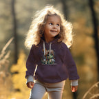 Panel | French Terry | Prinzessin im Wintermodus Lila