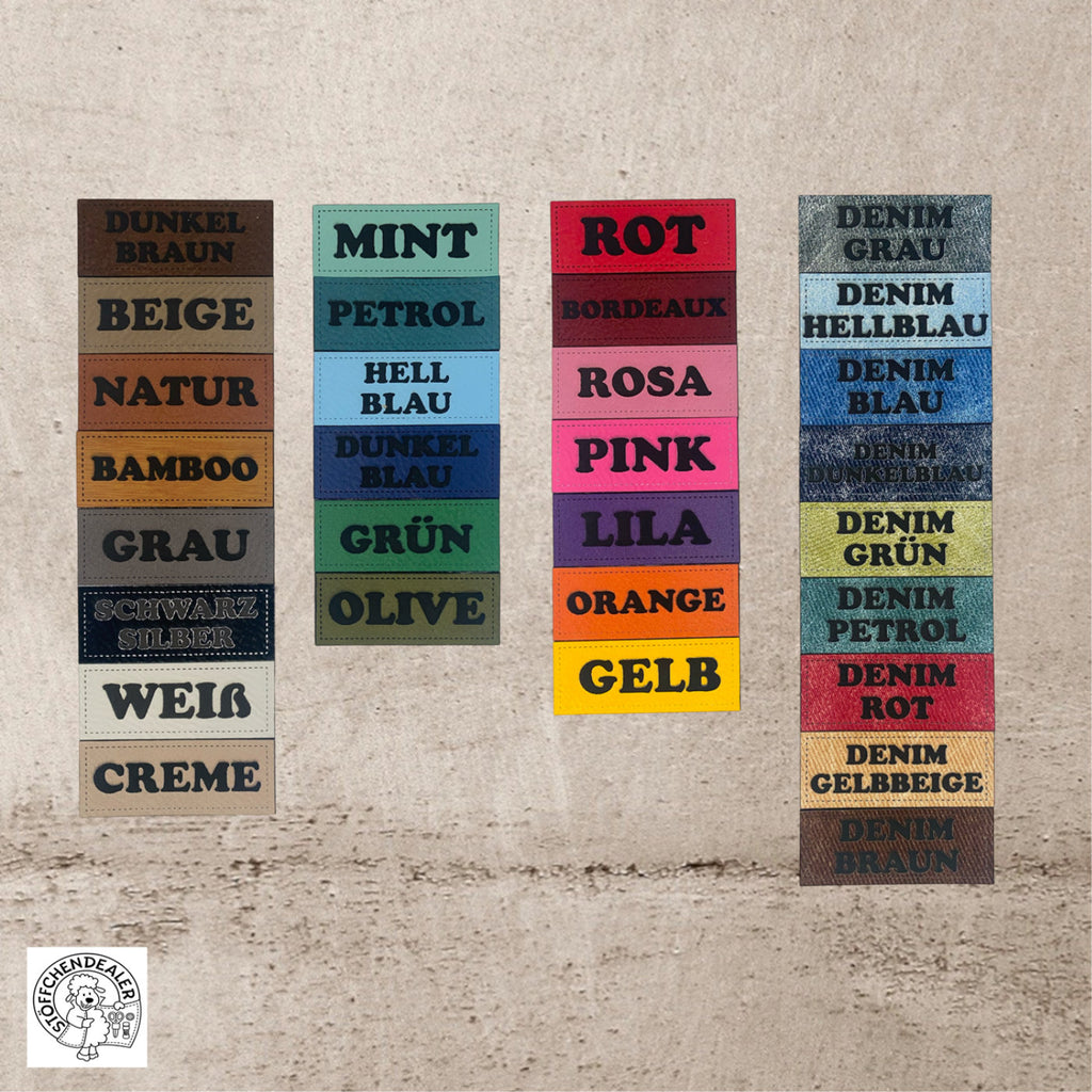 Label | 3x6 cm | Sandkastenrocker | 30 Farben