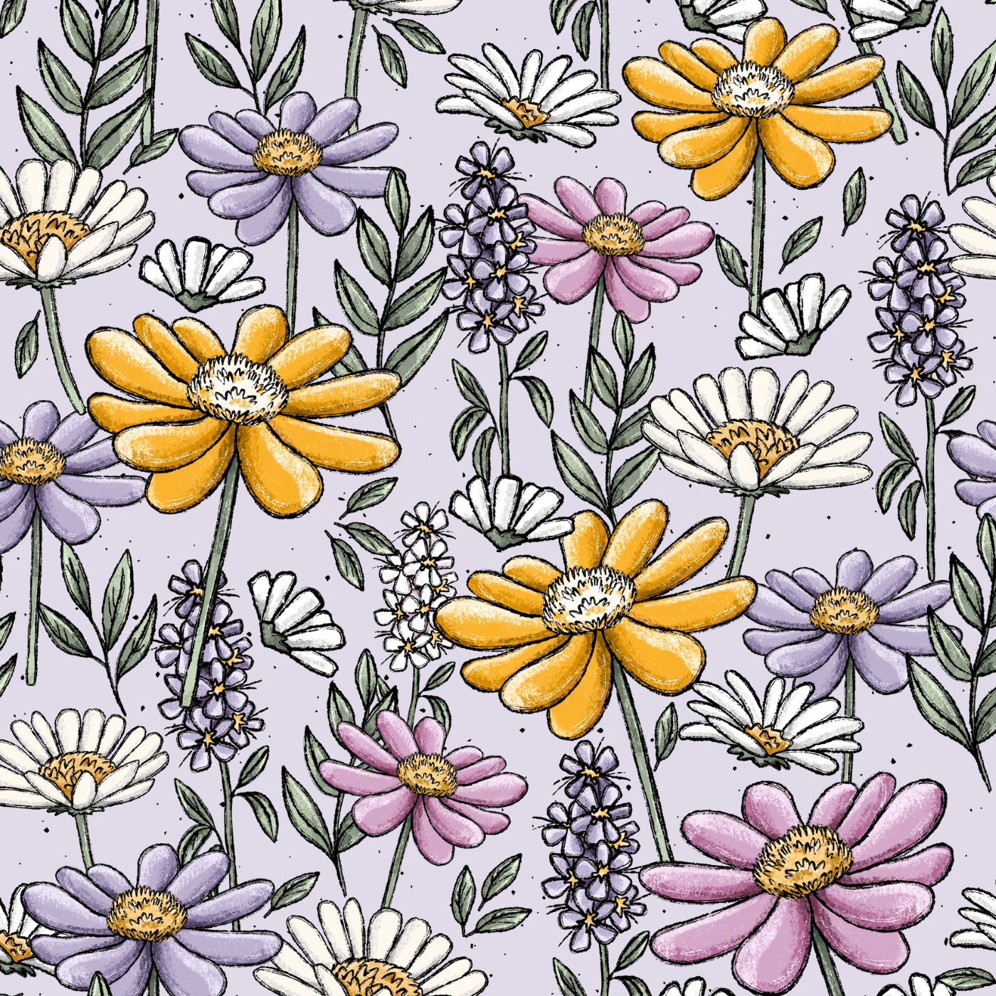 Blumenwiese #2 | Katzengold Designs