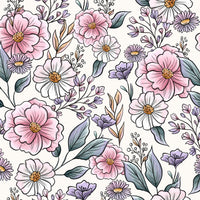 Jersey | summer flower | Katzengold Designs