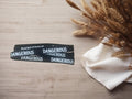 Kordel | Baumwolle 12mm | 1m | Dangerous schwarz