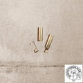 1 Paar | Kordelenden | Gold glänzend