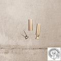1 Paar | Kordelenden | Gold matt