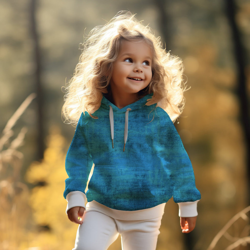 washed Denim blau | French Terry